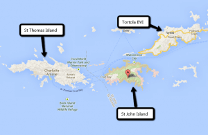 Virgin Island Map
