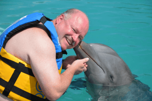 Dolphin Kiss on Grand Cayman